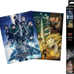 Set Chibi de posters Ataque a los Titanes