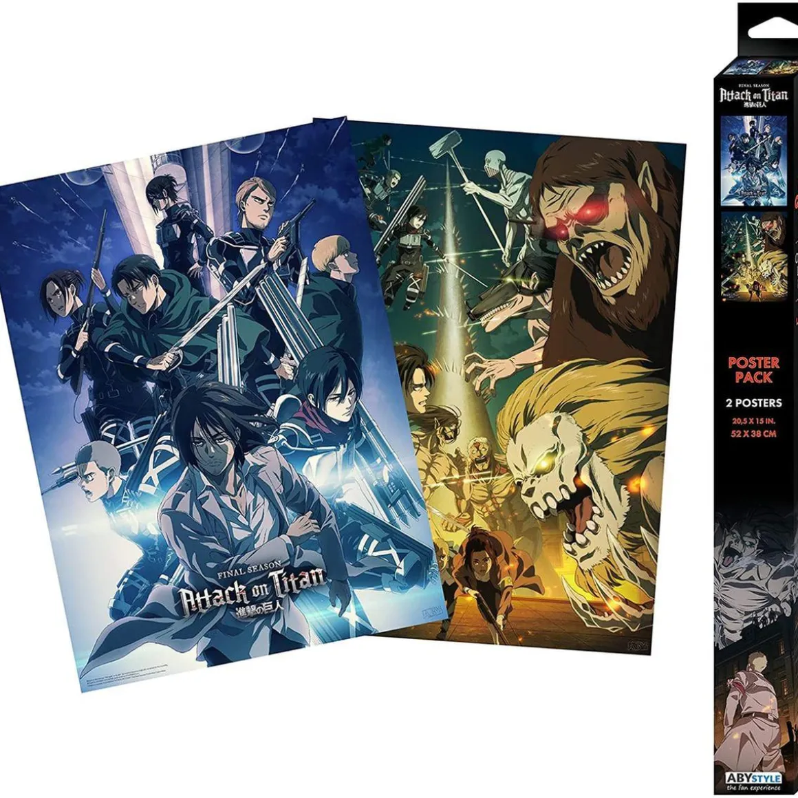 Set Chibi de posters Ataque a los Titanes