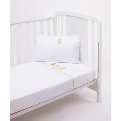 Set de 3 piezas de sábanas con estampado de hipopótamos