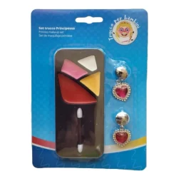 Set de maquillaje infantil con pendientes de Princesa