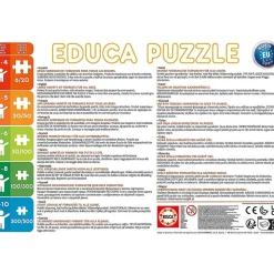 Set de puzzles infantiles progresivos de 12 a 25 piezas, medidas: 16 x 16 cm ㅤ