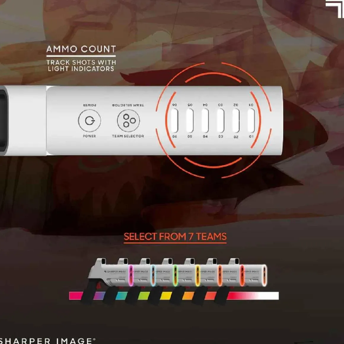 Sharper Image - Pack Laser Tag Battle