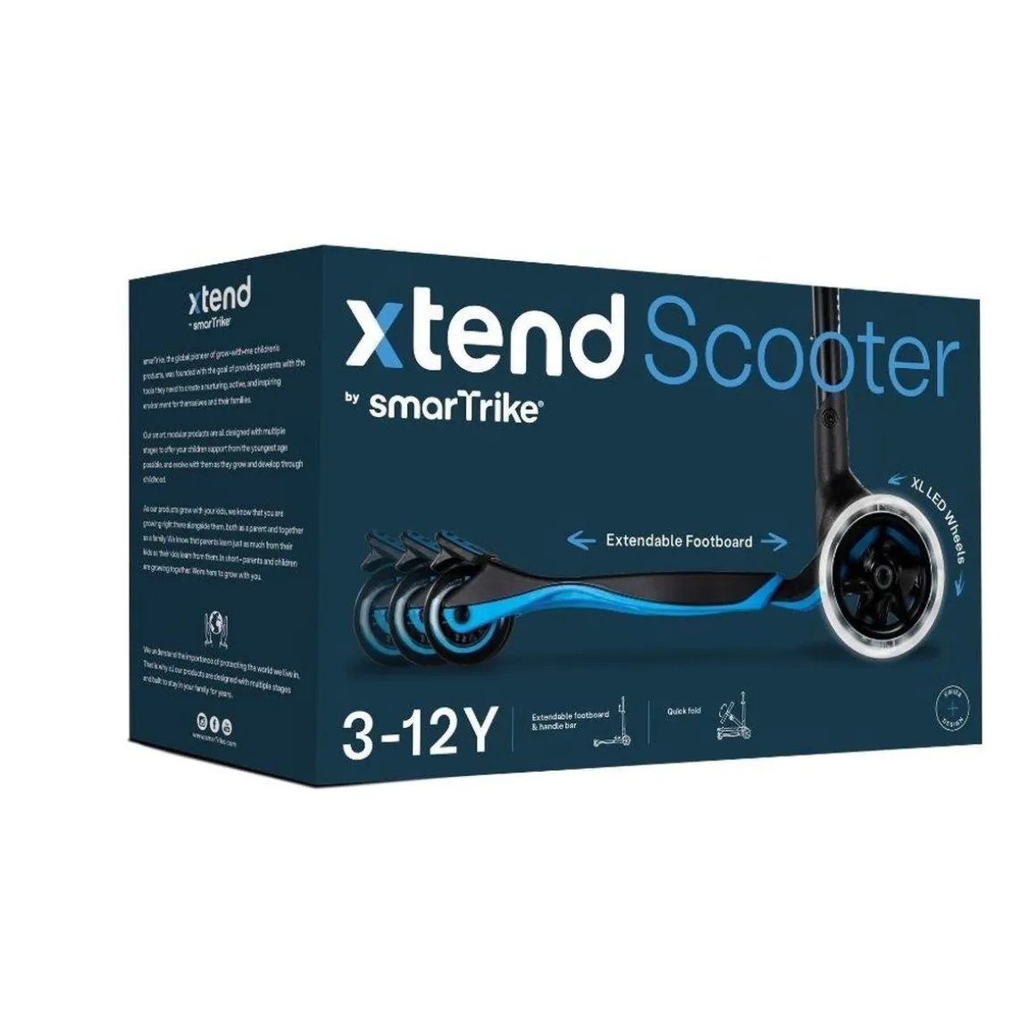 SmarTrike Xtend Scooter Blue
