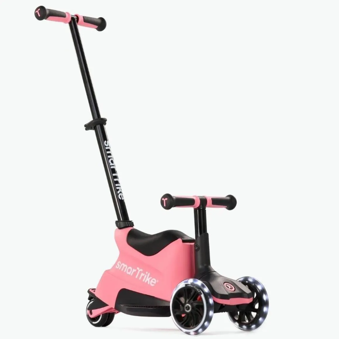 SmarTrike Xtend Scooter+Ride On Salmon Pink
