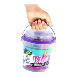 So Slime - Cubo slime con decoraciones (varios colores)