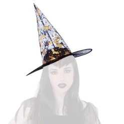 Sombrero Bruja Dorado