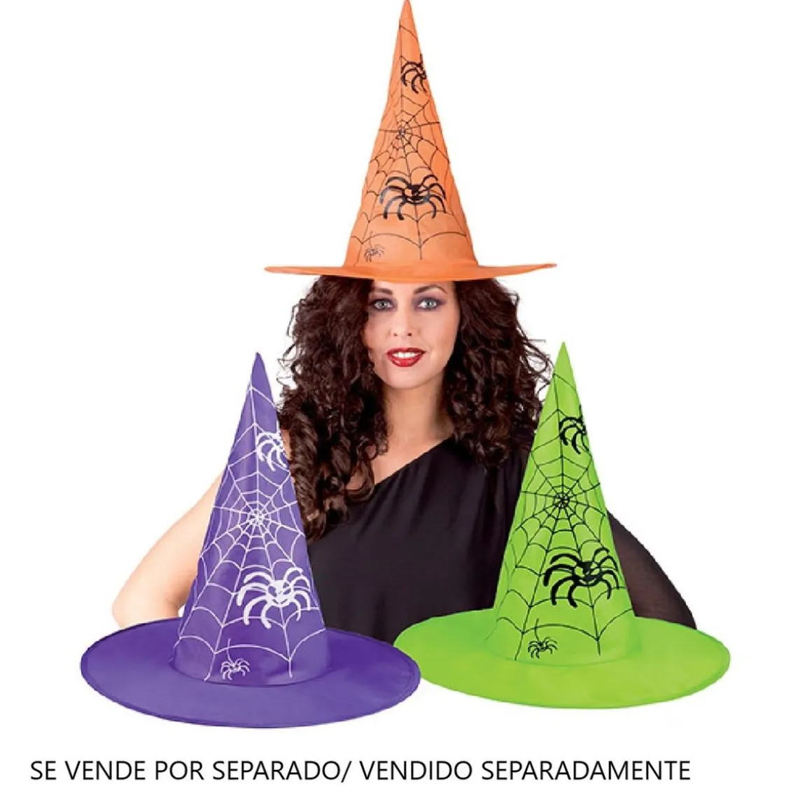 Sombrero de Bruja con Telaraña (varios modelos)