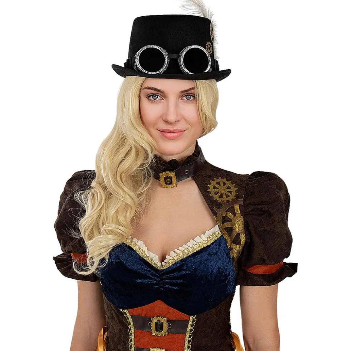 Sombrero de Steampunk con gafas