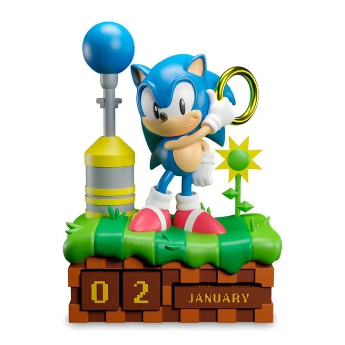 Sonic - Calendario Perpetuo 3D
