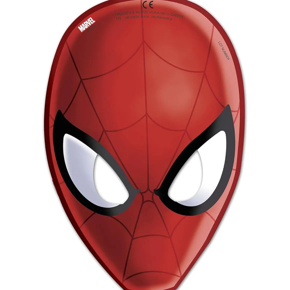 Spider-man - 6 Máscaras de Superhéroe en Papel ㅤ