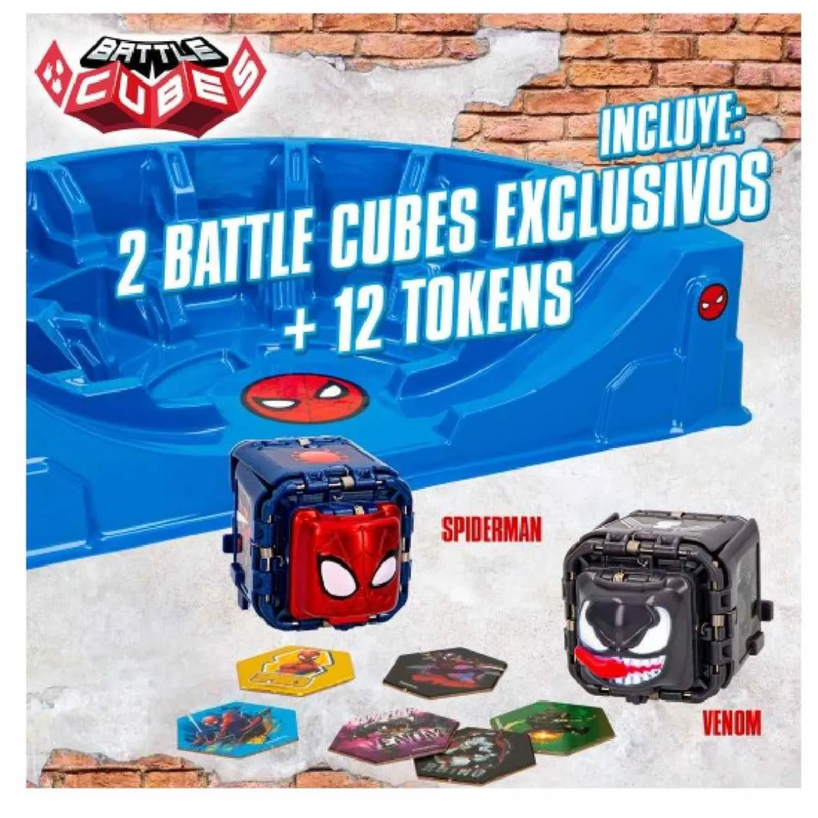 Spider-man - Battle cubes - Estadio de batallas con cubos de Spider-Man