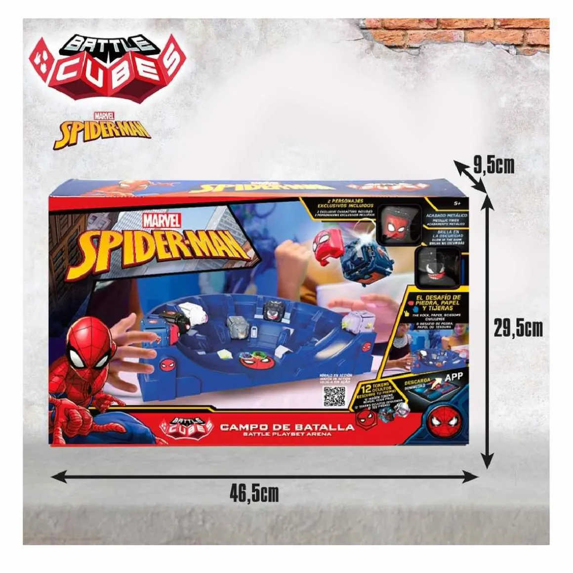 Spider-man - Battle cubes - Estadio de batallas con cubos de Spider-Man