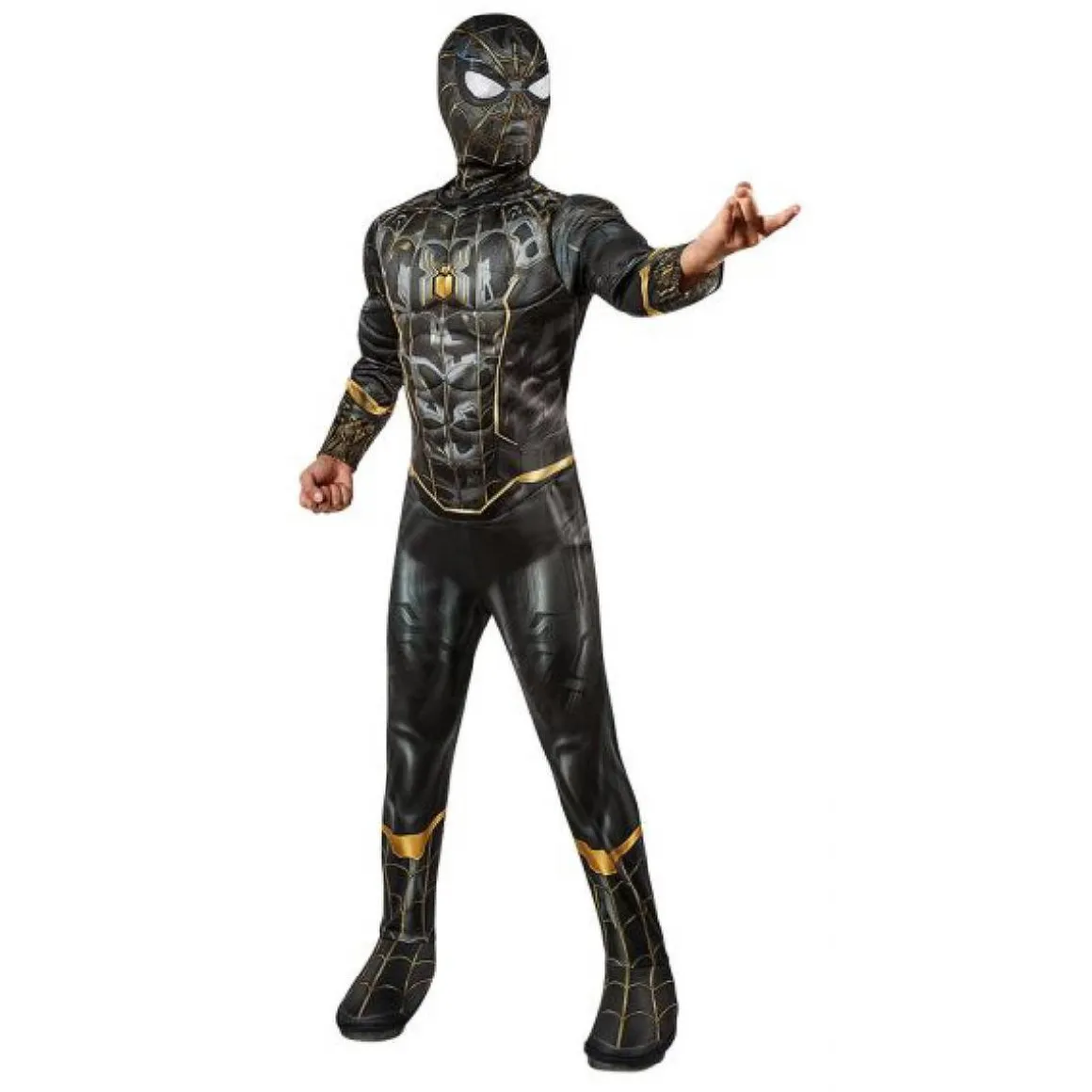 Spider-Man - Disfraz Deluxe Black 3-4 años Spider-Man 3