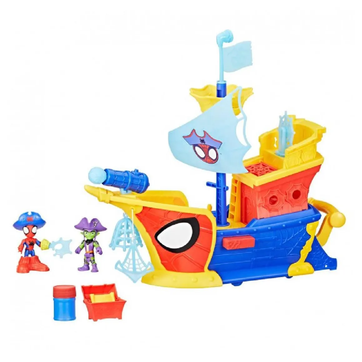Spidey y su Superequipo - Barco Pirata con telarañas