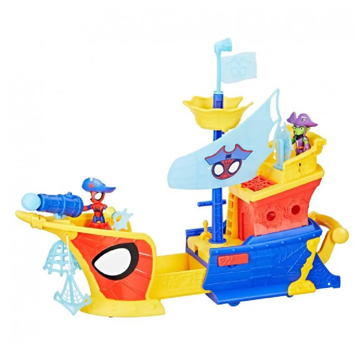 Spidey y su Superequipo - Barco Pirata con telarañas