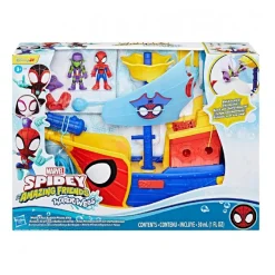 Spidey y su Superequipo - Barco Pirata con telarañas