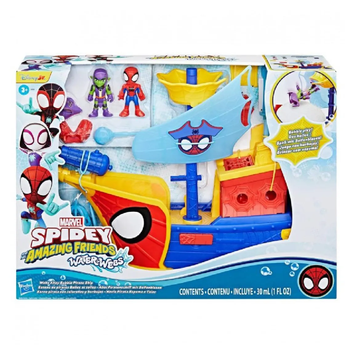 Spidey y su Superequipo - Barco Pirata con telarañas
