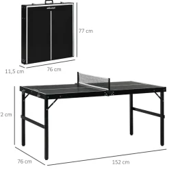 Sportnow - Mesa de Ping Pong plegable