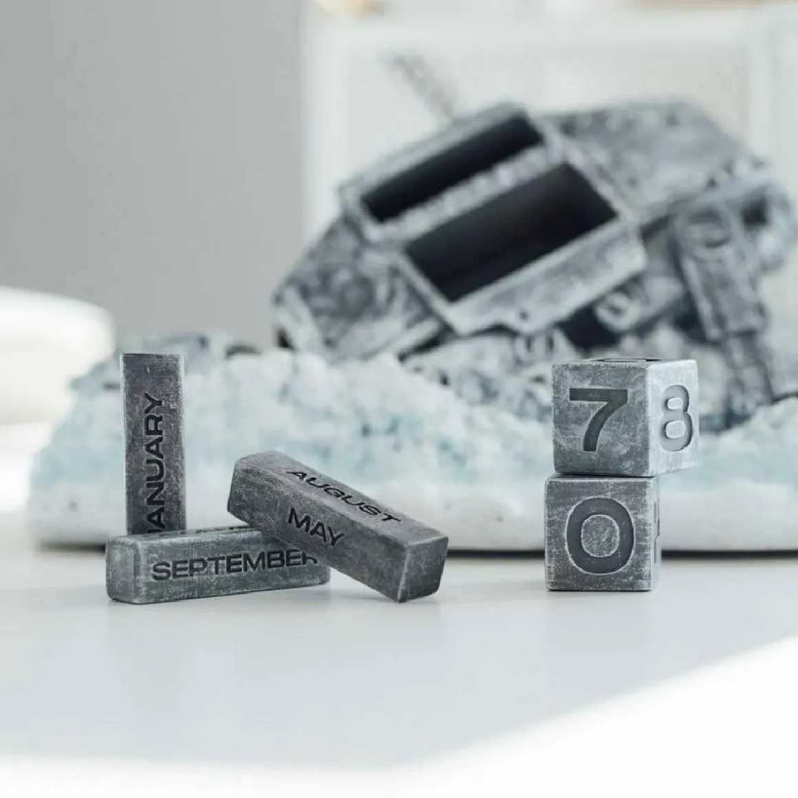 Star Wars - Calendario 3D perpetuo AT-AT derribado