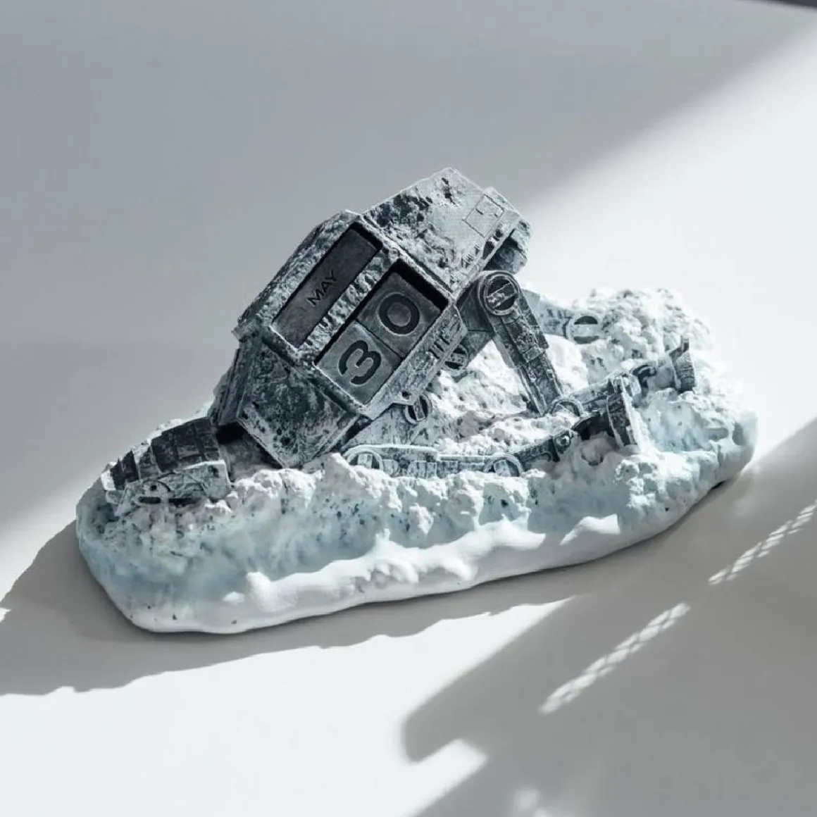 Star Wars - Calendario 3D perpetuo AT-AT derribado