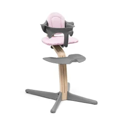 Stokke - Cojín reversible para trona Nomi - Gris/Rosa