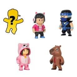 Stumble Guys - Pack 4 figuras + figura misteriosa (varios modelos)