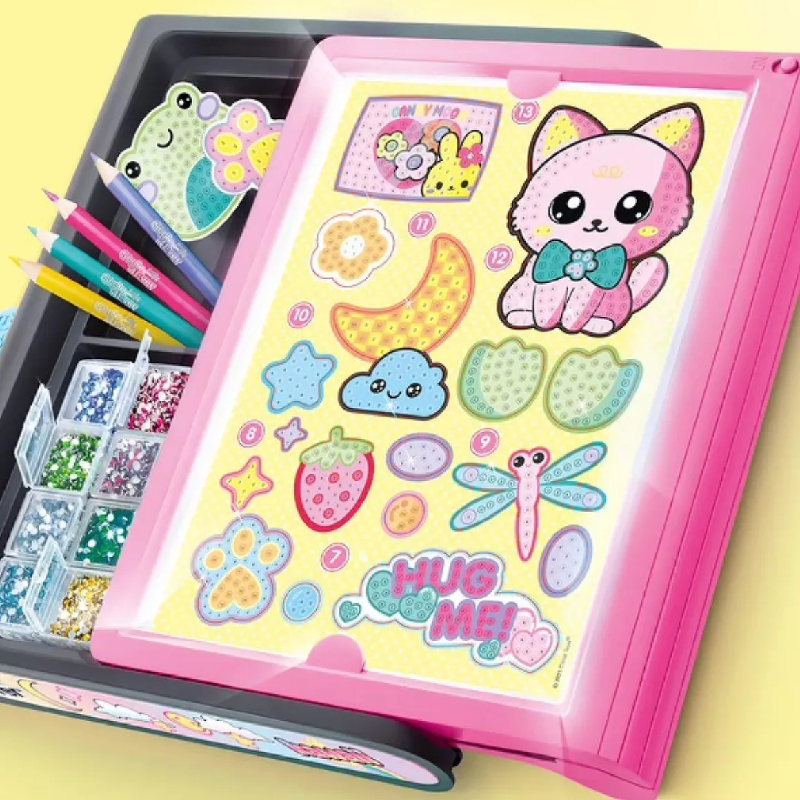 Style 4 Ever - Maletín Luminoso Diamond Art Kawaii