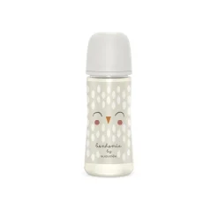 Suavinex - Bonhomia biberón con tetina sx pro +6 meses 360 ml pluma blanca