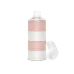Suavinex - Dispensador de leche en polvo Bonhomia rosa. 4 compartimentos
