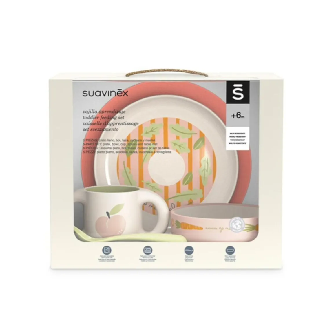 Suavinex - Set de destete para niña +6 meses