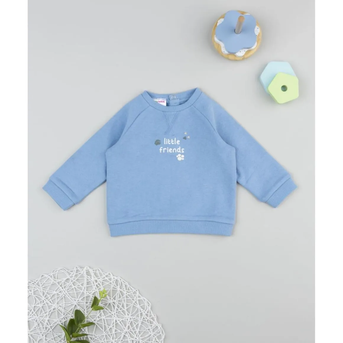 Sudadera azul de niño Little Friends