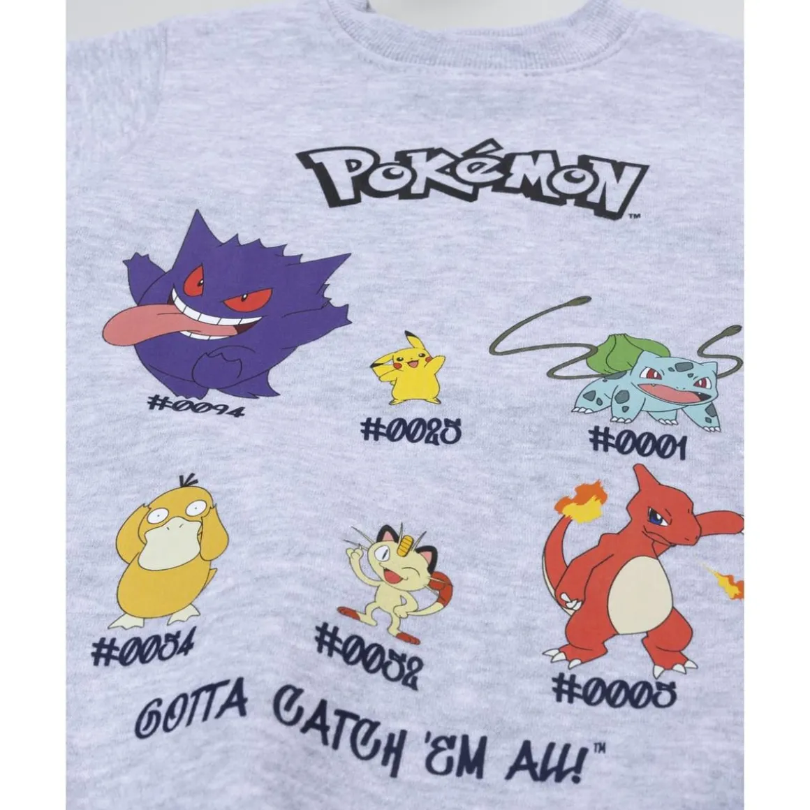 Sudadera gris Pokémon