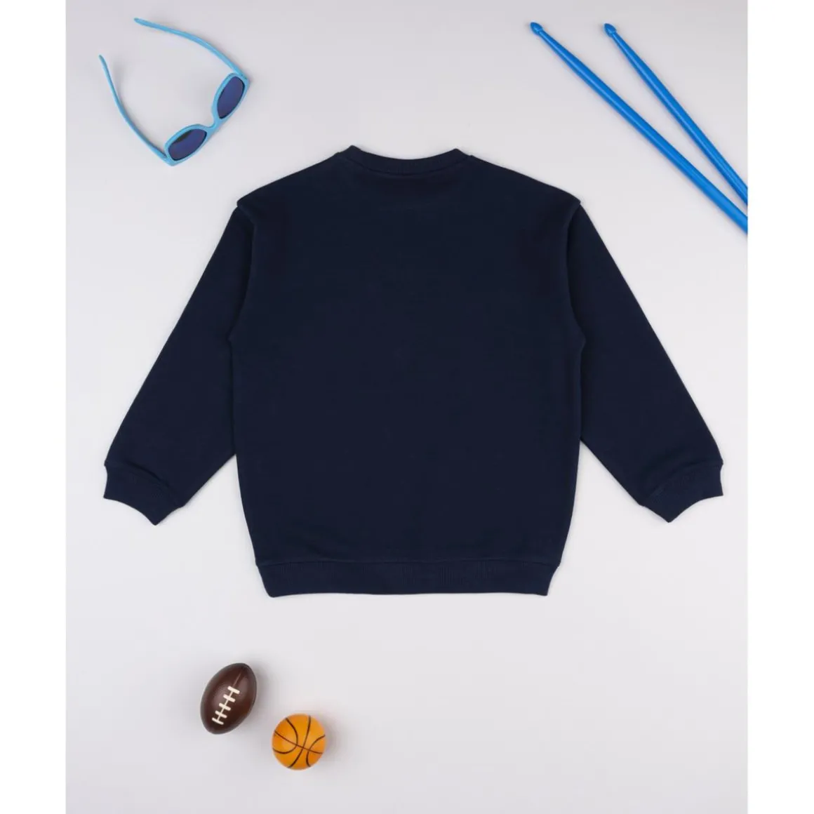 Sudadera niño azul dinosaurios