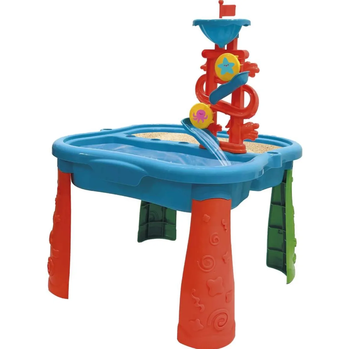 Sun & Sport - Mesa de juegos con sombrilla y taburete