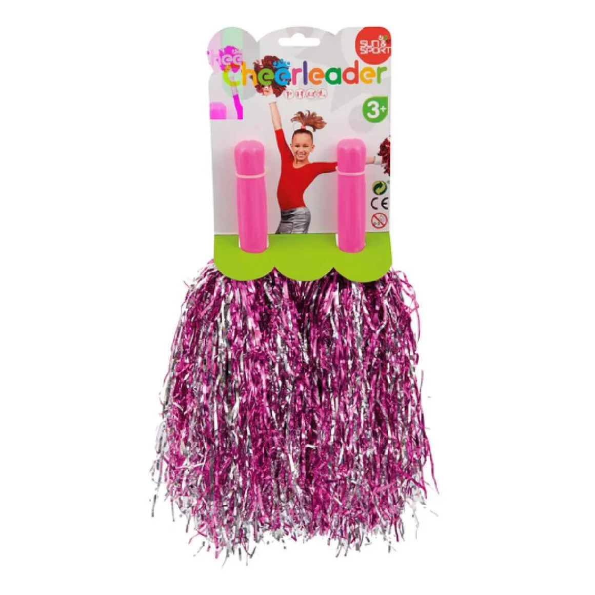 Sun & Sport - Pompones de animadora rosas
