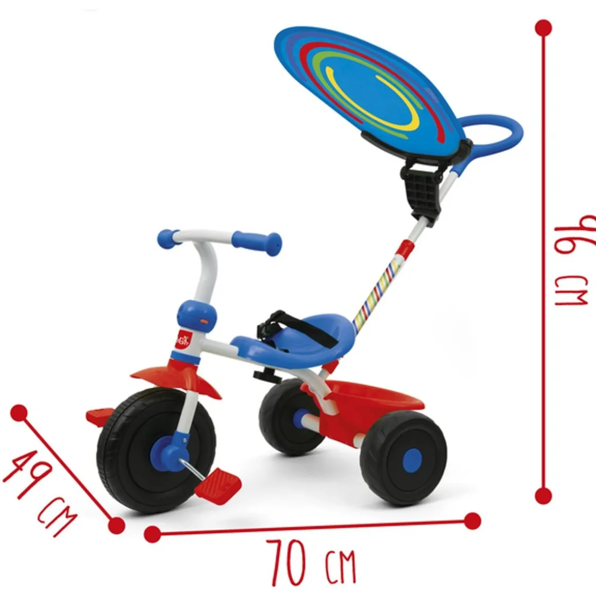 Sun and Sport - Triciclo Triky Go azul ㅤ