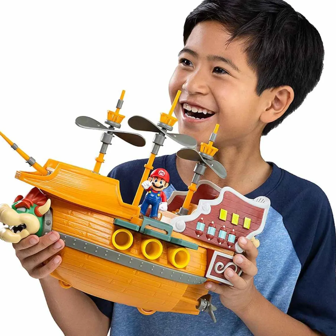 Super Mario - Barco volador de Bowser