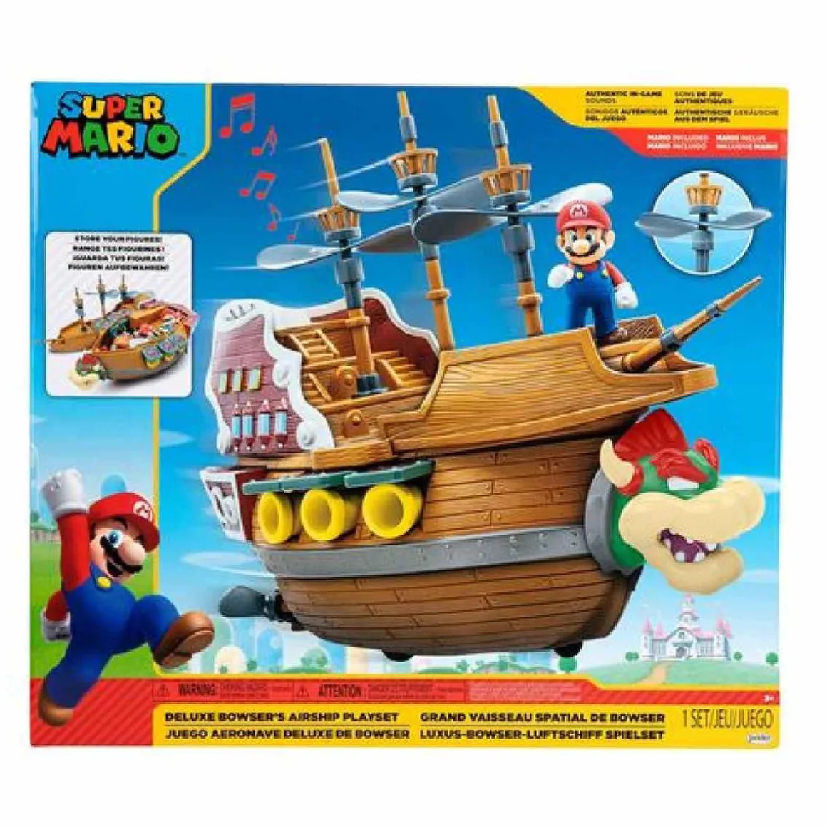 Super Mario - Barco volador de Bowser