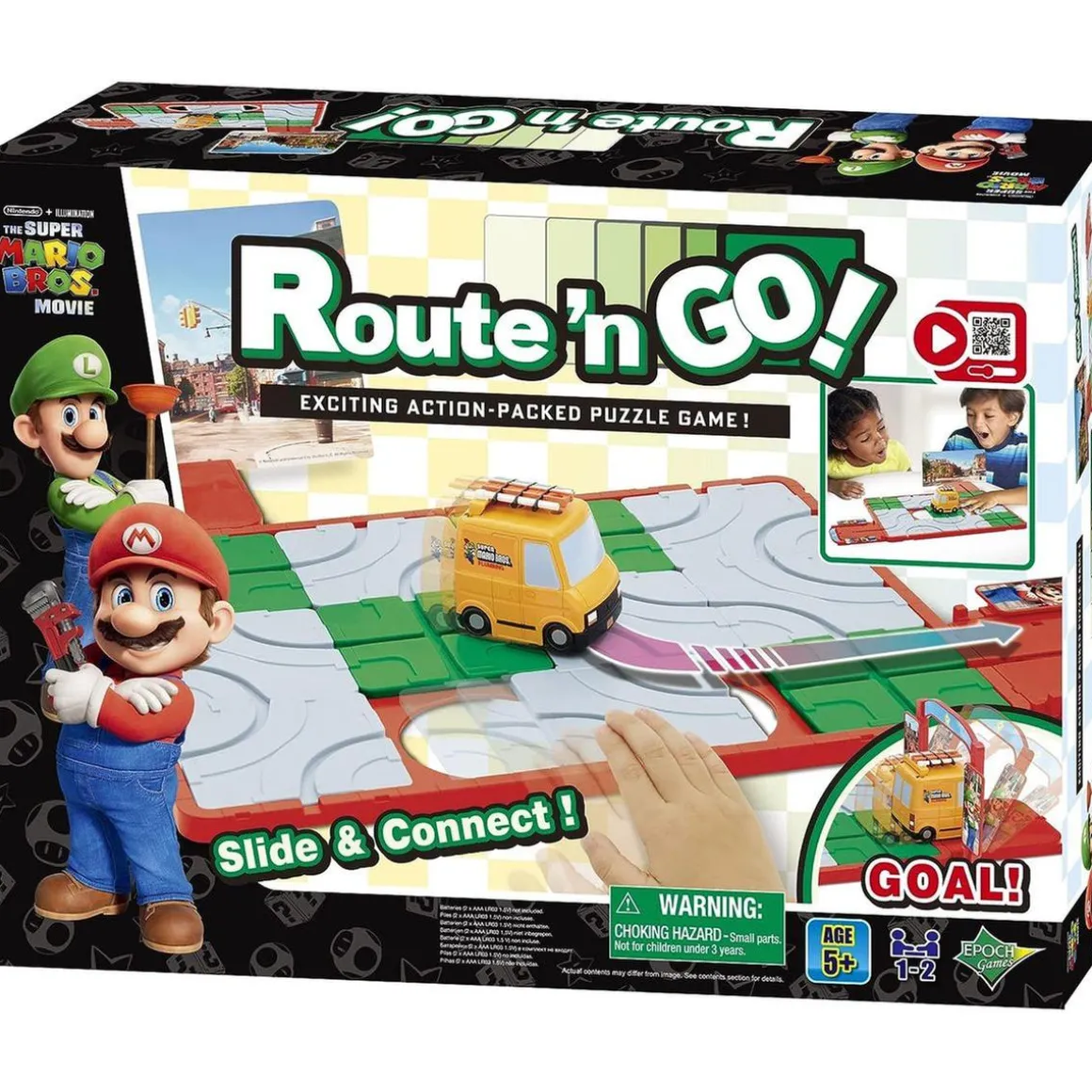 Super Mario - Juego de mesa Super Mario Route 'n Go ㅤ