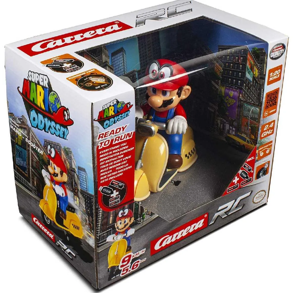Super Mario - Radiocontrol Scooter Super Mario Odyssey