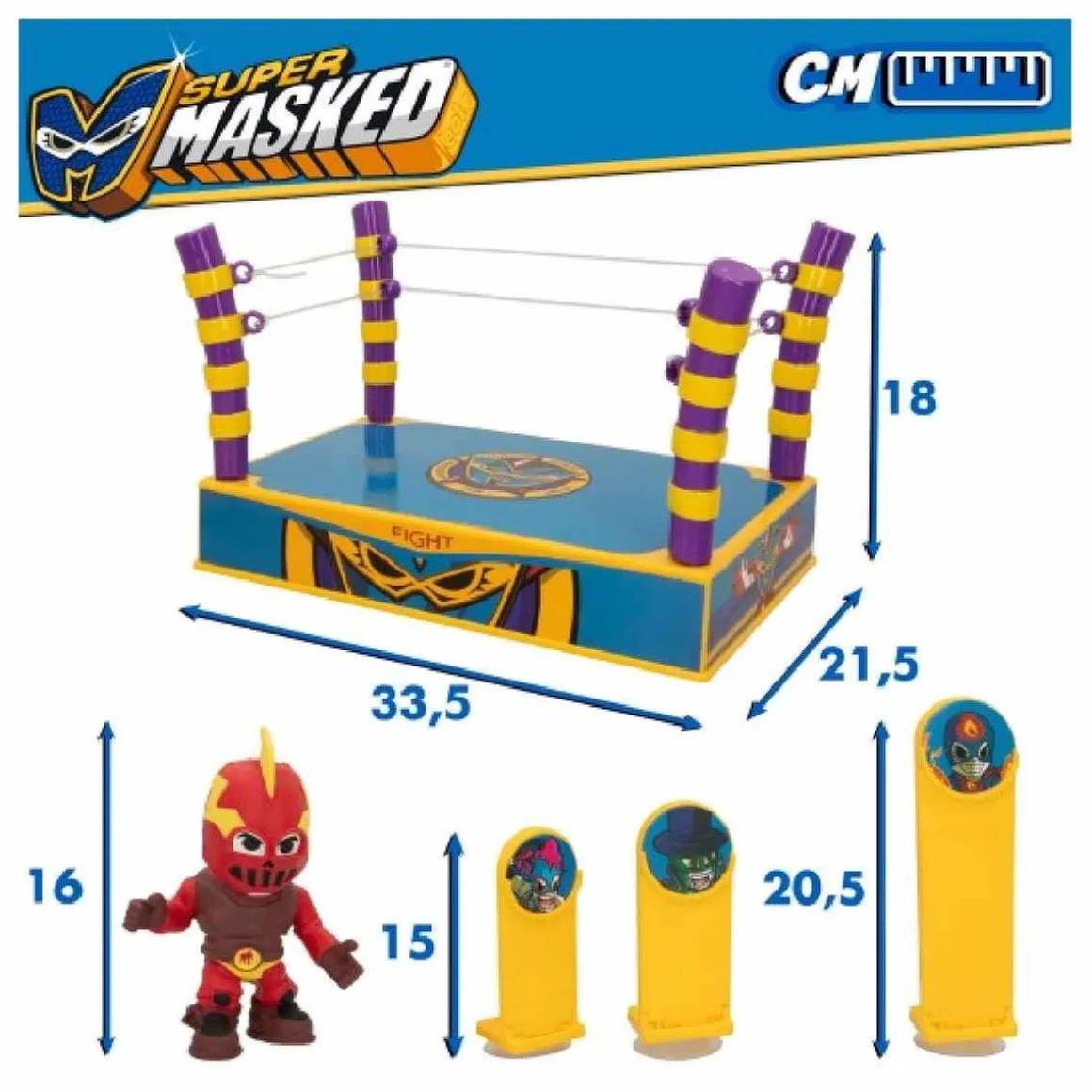 Super Masked - Ring de entrenamiento con figura