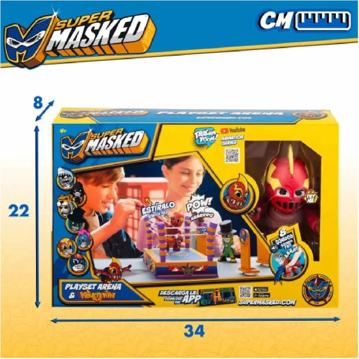 Super Masked - Ring de entrenamiento con figura