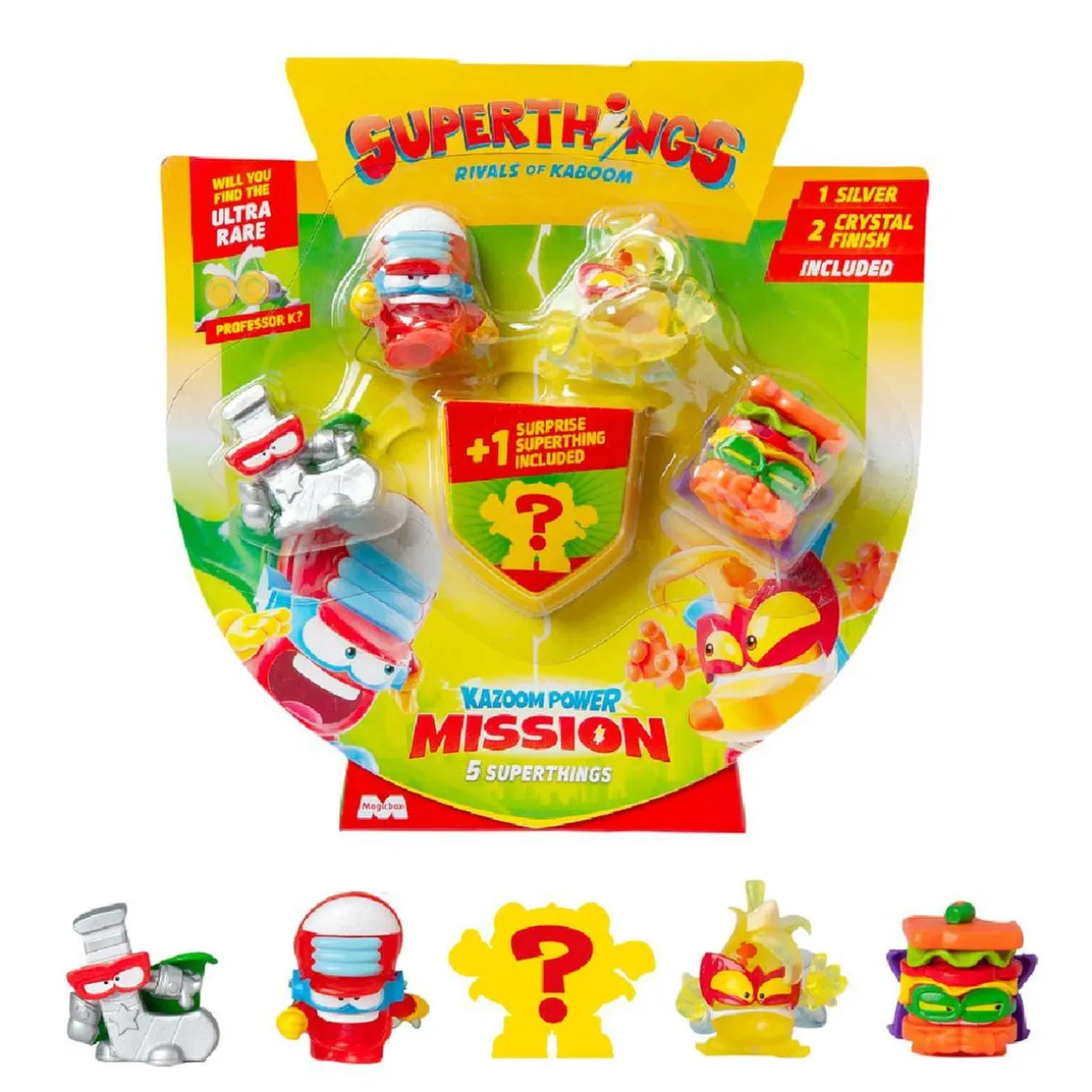 SuperThings - Kazoom Power Mission - Pack de 5 (varios modelos)