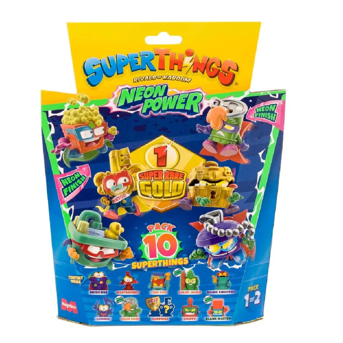 SuperThings - Neon Power - Pack 10 figuras (varios modelos)