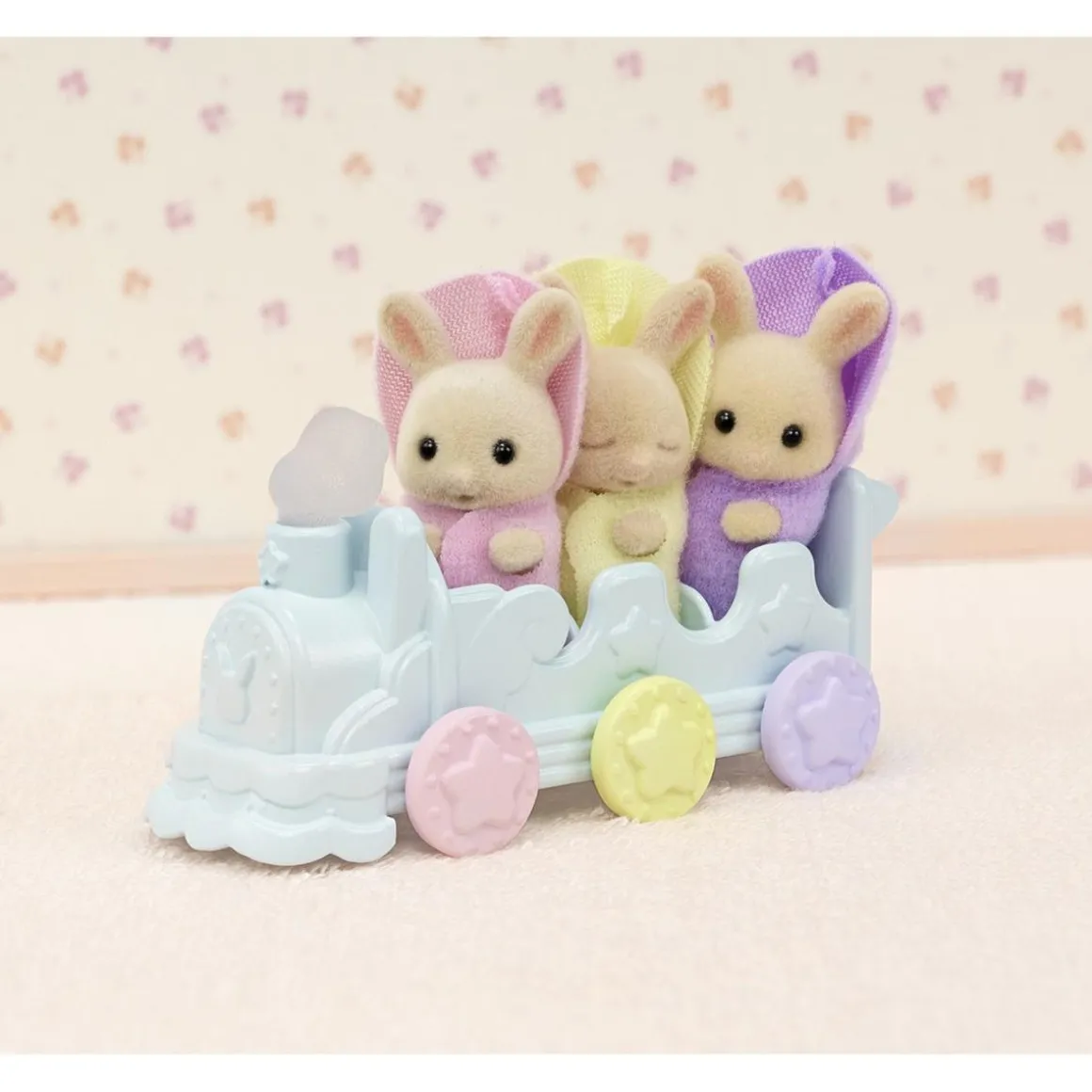 Sylvanian Families - Figura de juguete para la hora del baño de los trillizos - Casa de Muñecas ㅤ