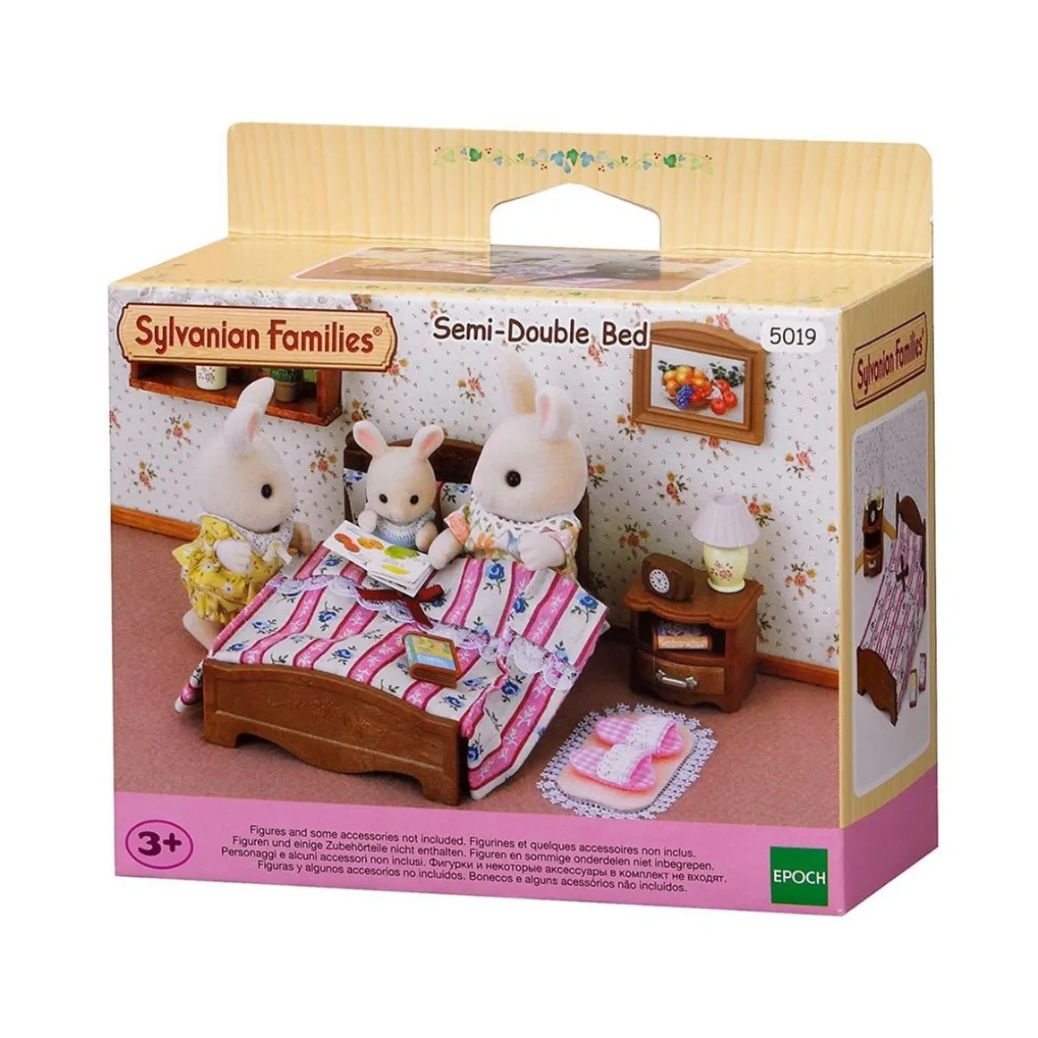 Sylvanian Families - Set de accesorio cama semi-doble para muñecas Sylvanian Families ㅤ