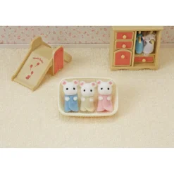 Sylvanian Families - Trillizos Ratón Marshmallow juguete para imaginar