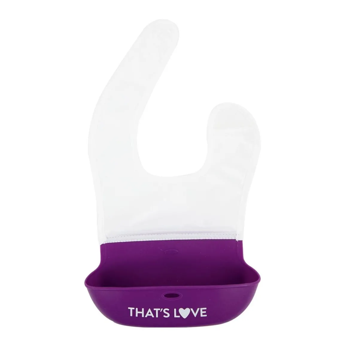 That's Love - Babero cerrable de tela y silicona