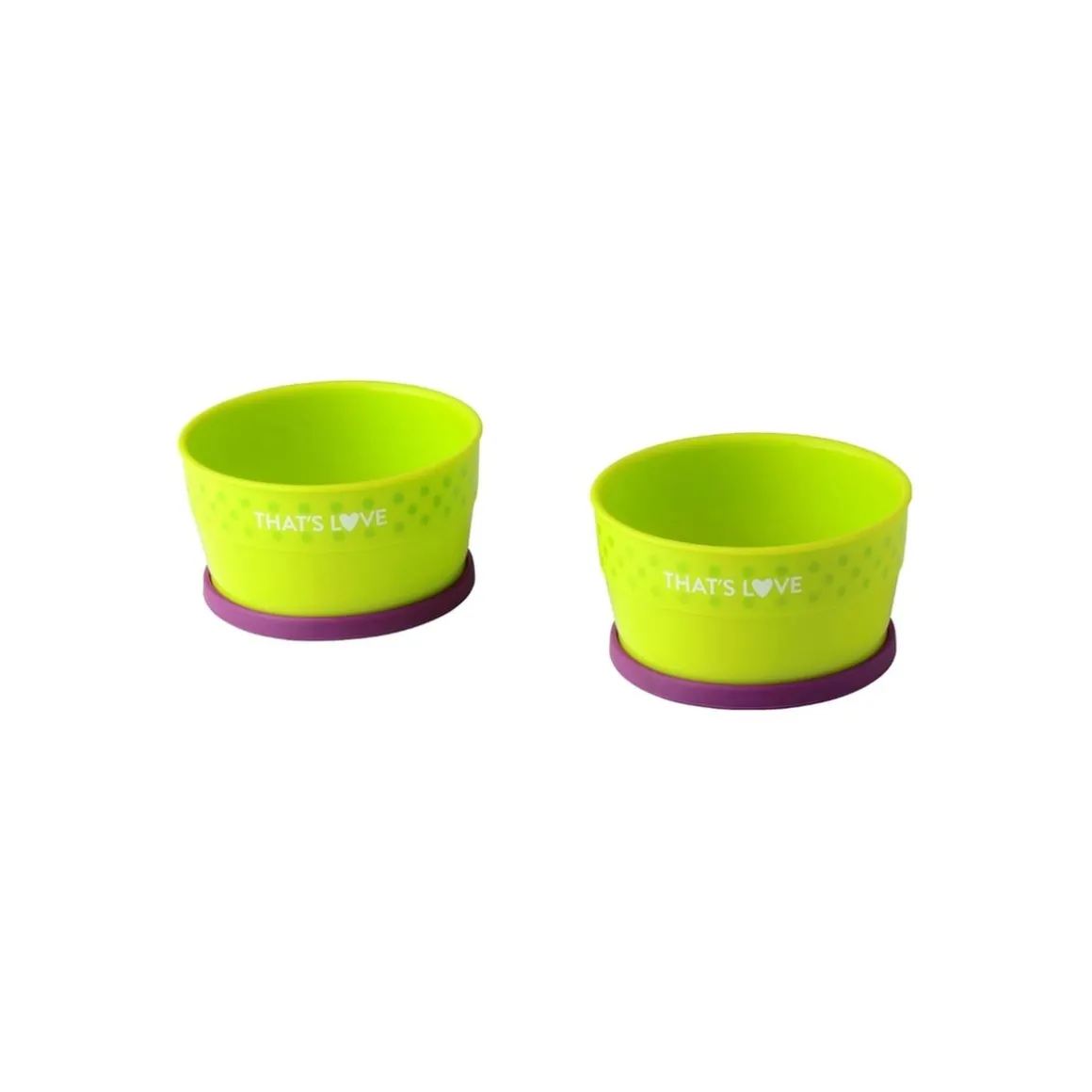 That's Love - Pack de 2 tazones con base de silicona
