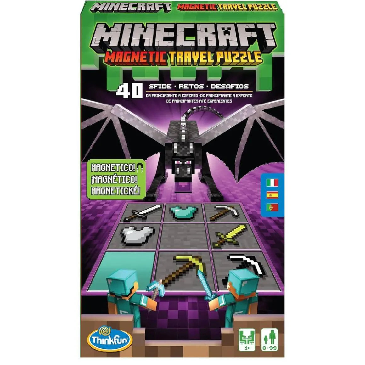Think Fun Minecraft - Juego Magnético